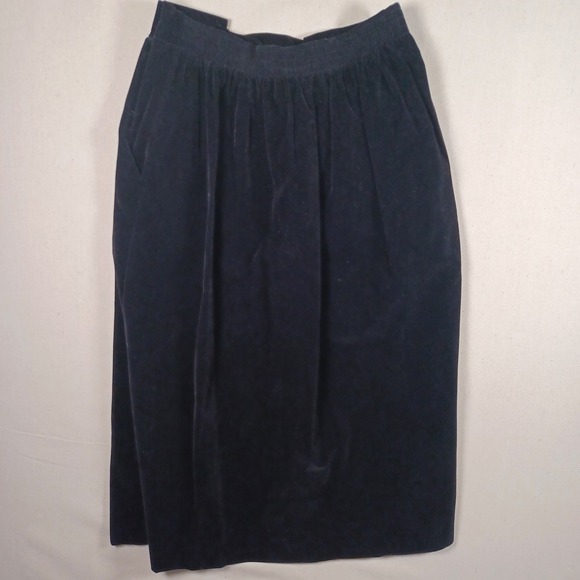 My Michelle Vintage Black Velvet Victorian Lace Bib Skirt Set Goth Dark Academia - Picture 7 of 16